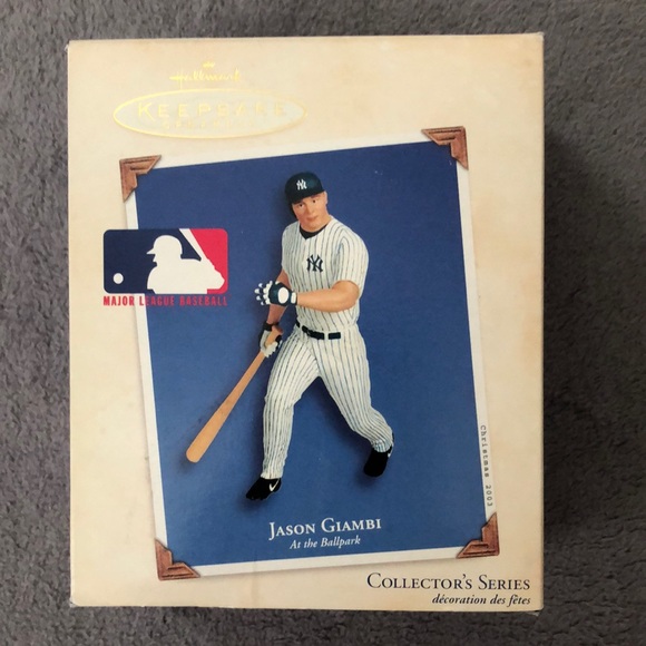 Hallmark MLB Jason Giambi NY Yankees Ornament Collector’s Series 2003 - Picture 1 of 11